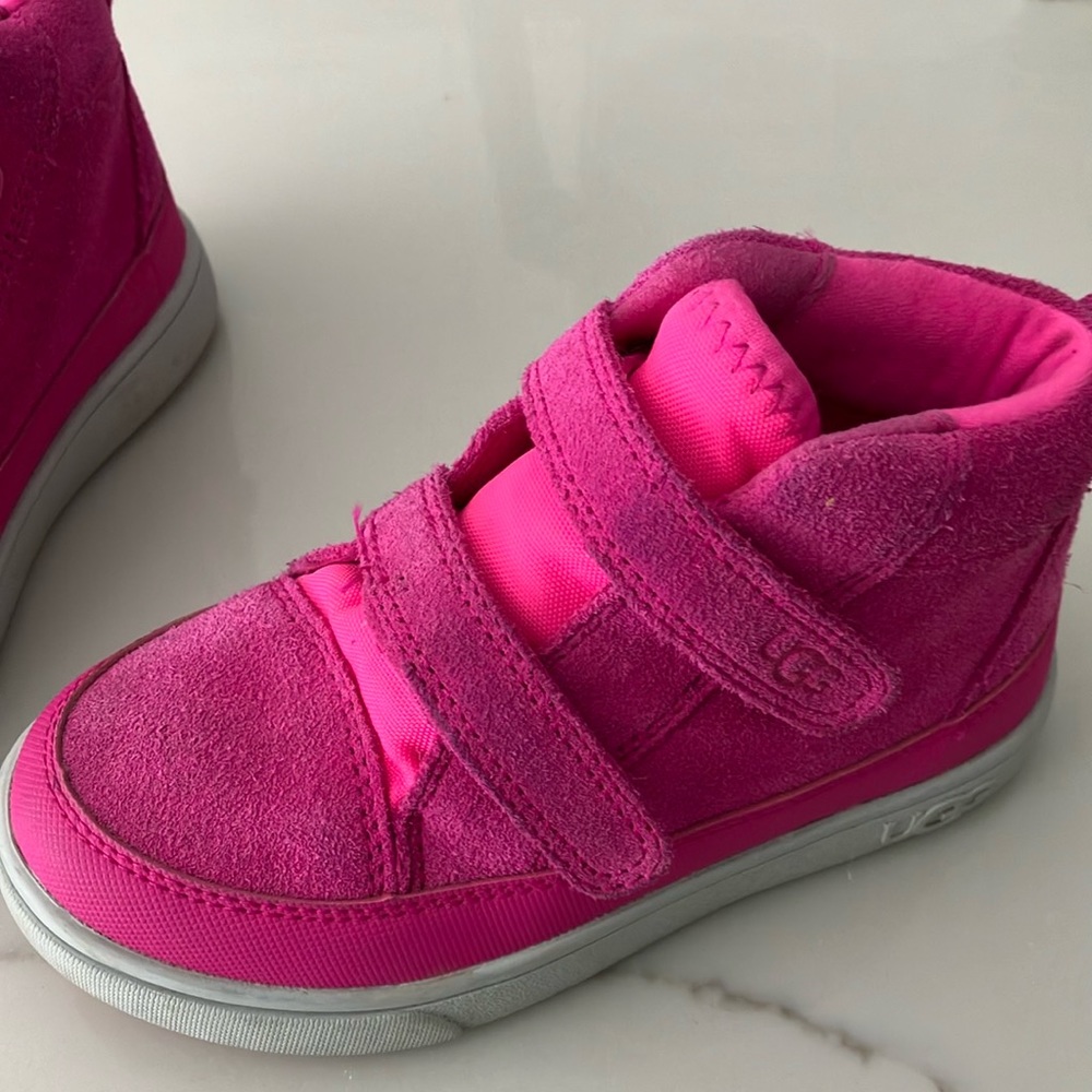 Ugg Girls Pink High Tops Size 10